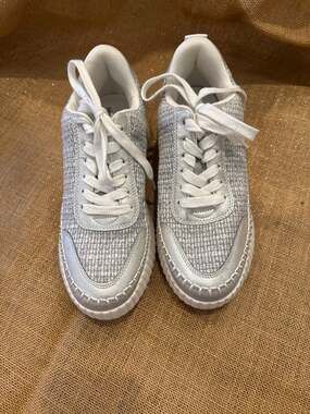 Silver Metallic Universal Threads Athletic Shoe